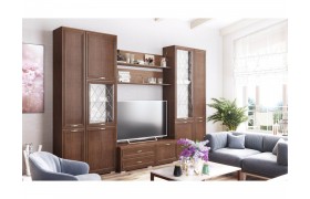 Гостиная Модульная Ливорно, набор 2, Орех донской