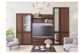 Гостиная Модульная Ливорно, набор 3, Орех донской