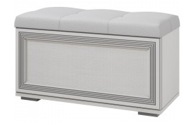 Банкетка Ливорно ЛБ-20 ясень анкор светлый патина серебро