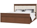 Ливорно Кровать ЛКР-1 (1,6) с настилом ДСП 2С, Орех донской недорого