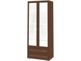 Ливорно Шкаф 2-х ств. с зеркалом ЛШ-23 орех донской недорого