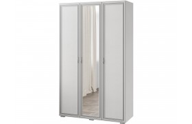 Шкаф Ливорно 3-х ств. ЛШ-24 ясень анкор светлый патина серебро