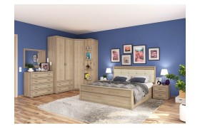 Спальня Модульная Ливорно, набор 4, Дуб сонома