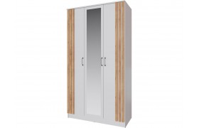 Шкаф Кано 1,2 КПШ-2 белый/дуб крафт золотой