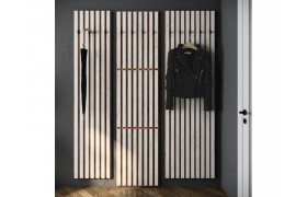 Прихожая Модульная Кано, набор 3, Крафт табачный/белый