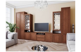 Стенка Модульная гостиная Ричард, набор 1, Орех донской