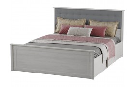 Кровать Ричард РКР-2 (1,6) с настилом ДСП, Ясень анкор