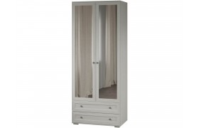 Шкаф Ричард 2-х ств. зеркалом РШ-24, Ясень анкор