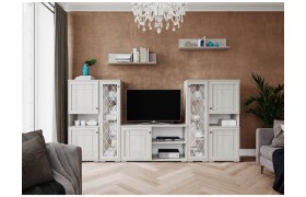 Стенка Модульная гостиная Ричард, набор 2, Ясень анкор светлый