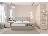 Модульная спальня Кэт-3, набор 1, Кашемир/Тирамису матовый недорого