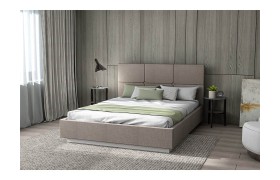 Кровать Соната арт.004 настилом ЛДСП, 140х200 - Sherlock 932