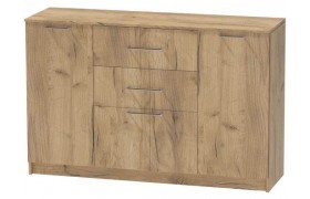 Комод №3 Иннэс-7, Дуб крафт золотой