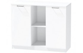 Комод №4 Иннэс-7, Белый/глянец