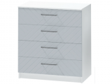 Комод №1 Иннэс-7, Белый/Монблан Р-826 недорого