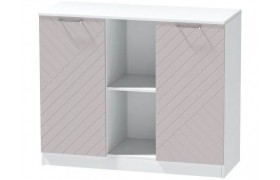 Комод №4 Иннэс-7, Белый/Грэй софт