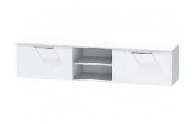Шкаф Тумба для ТВ-техники подвесная Иннэс-7, Белый