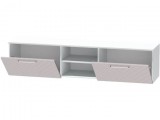 Тумба для ТВ-техники подвесная Иннэс-7, Белый/Грэй софт купить
