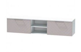 Тумба под телевизор для ТВ-техники Иннэс-7, Белый/Грэй софт