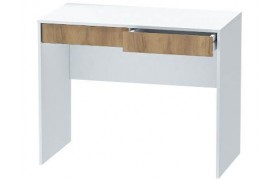 Туалетный столик Иннэс-7, Белый/Крафт золотой