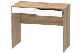 Туалетный столик Иннэс-7, Крафт золотой/Белый