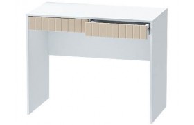 Туалетный столик Иннэс-7, Белый/Тирамису матовый