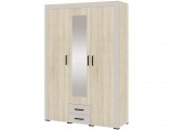 Шкаф 3-х створчатый Адель - Дуб сонома/Кашемир недорого