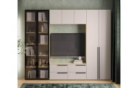 Стенка Гостиная Арден комплектация 1, Сантьяго, Дуб Делано