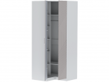 Шкаф угловой Иннэс-7 - Белый/Грэй софт распродажа