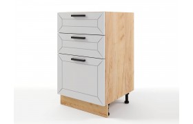 Шкаф напольный Альфа с 3мя ящиками 500х820х476