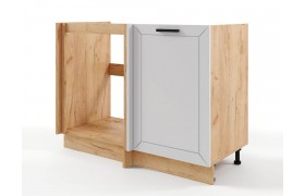 Шкаф напольный Альфа угловой 890х820х476