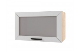 Шкаф навесной Альфа горизонтальный со стеклом 600х360х300