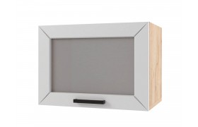 Шкаф навесной Альфа горизонтальный со стеклом 500х360х300