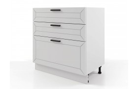 Шкаф напольный Альфа с 3мя ящиками 80х82х47,6