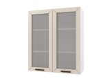 Шкаф навесной Альфа высокий со стеклом 800х920х300 недорого