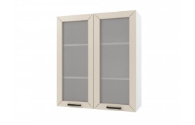 Шкаф навесной Альфа высокий со стеклом 800х920х300