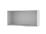 Шкаф навесной Альфа горизонтальный со стеклом 800х360х300 купить