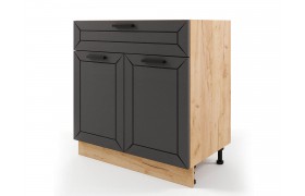 Шкаф напольный Альфа с1 ящиком 800х820х476