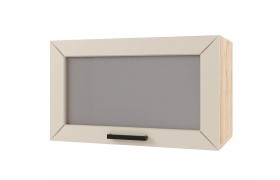 Шкаф навесной Альфа горизонтальный со стеклом 600х360х300