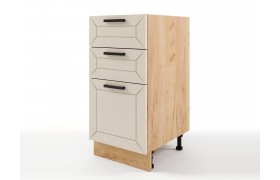 Шкаф напольный Альфа с 3мя ящиками 400х820х476