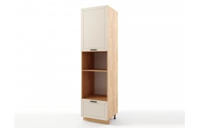 Шкаф-пенал напольный Альфа с нишами высокий 600х2340х576