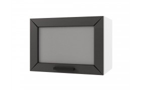 Шкаф навесной Альфа горизонтальный со стеклом 500х360х300