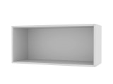 Шкаф навесной Альфа горизонтальный со стеклом 800х360х300 купить