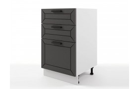 Кухонный шкаф напольный Альфа с 3мя ящиками 500х820х476