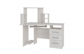 Стол письменный Каспер компьютерный ясень белый