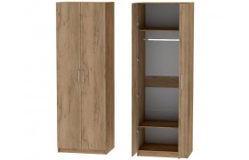 Шкаф двухдверный №1 Иннэс-7 - Дуб крафт золотой