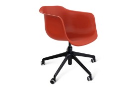 Компьютерное кресло Стул подъемно-поворотный Sheffilton SHT-ST31/S154 красный/черный