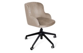 Компьютерное кресло Стул подъемно-поворотный Sheffilton SHT-ST39/S154 латте/черный