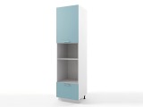 Шкаф-пенал напольный Катрин с нишами высокий 600х2340х576 недорого