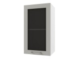 Шкаф навесной Катрин со стеклом 400х716х300 недорого