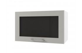 Шкаф навесной Катрин горизонтальный со стеклом 600х358х300